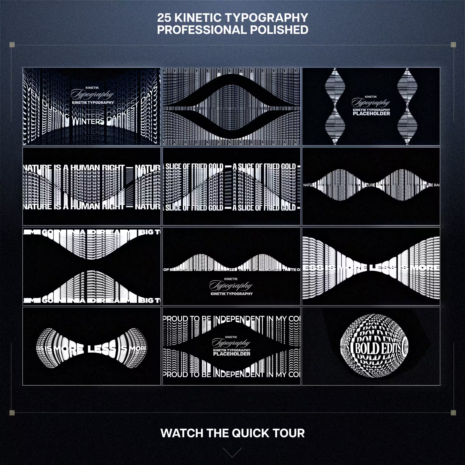 OXIRA Kinetic Typography